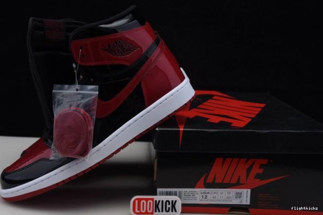 1 Patent OG Jordan Air High 555088-063 Bred 0829